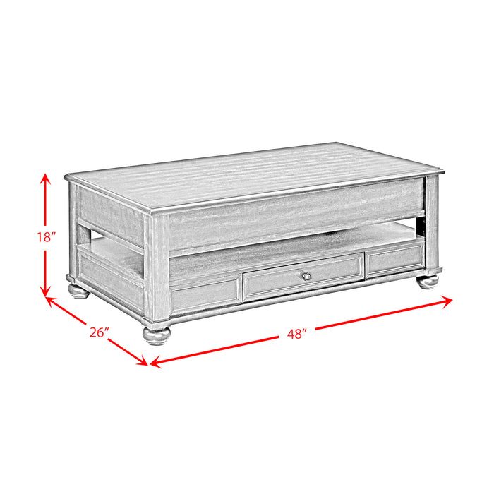 Wagner 3PC Occasional Table Set in Cherry-Rectangular Lift-Top Coffee Table & Two End Table - Jack’s Furniture and More (Laredo, TX)