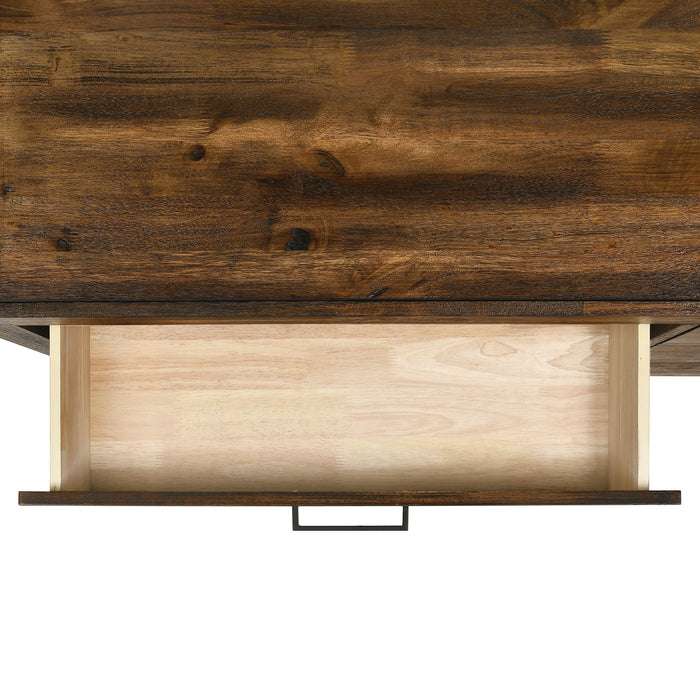 Warner Dresser and Mirror Chestnut - Jack’s Furniture and More (Laredo, TX)