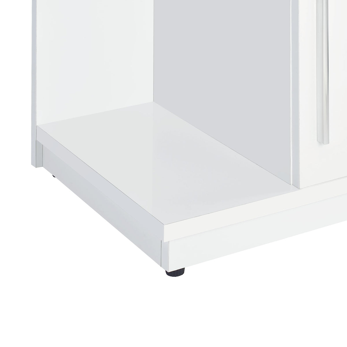 Wendolyn Wine Cabinet with Light in Glossy White - Jack’s Furniture and More (Laredo, TX)