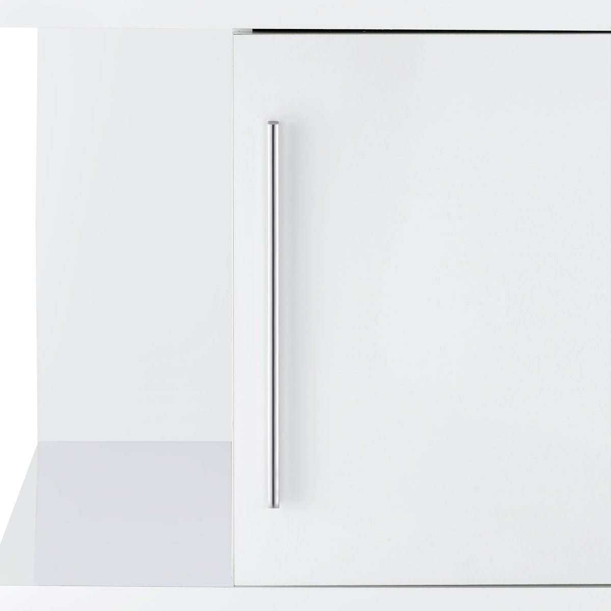 Wendolyn Wine Cabinet with Light in Glossy White - Jack’s Furniture and More (Laredo, TX)