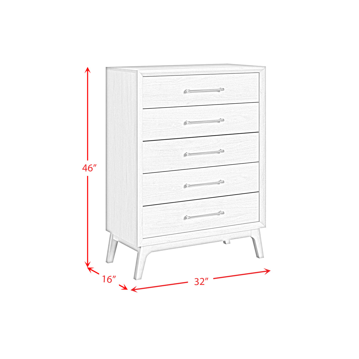 Westland 5-Drawer Chest in Almond - Jack’s Furniture and More (Laredo, TX)