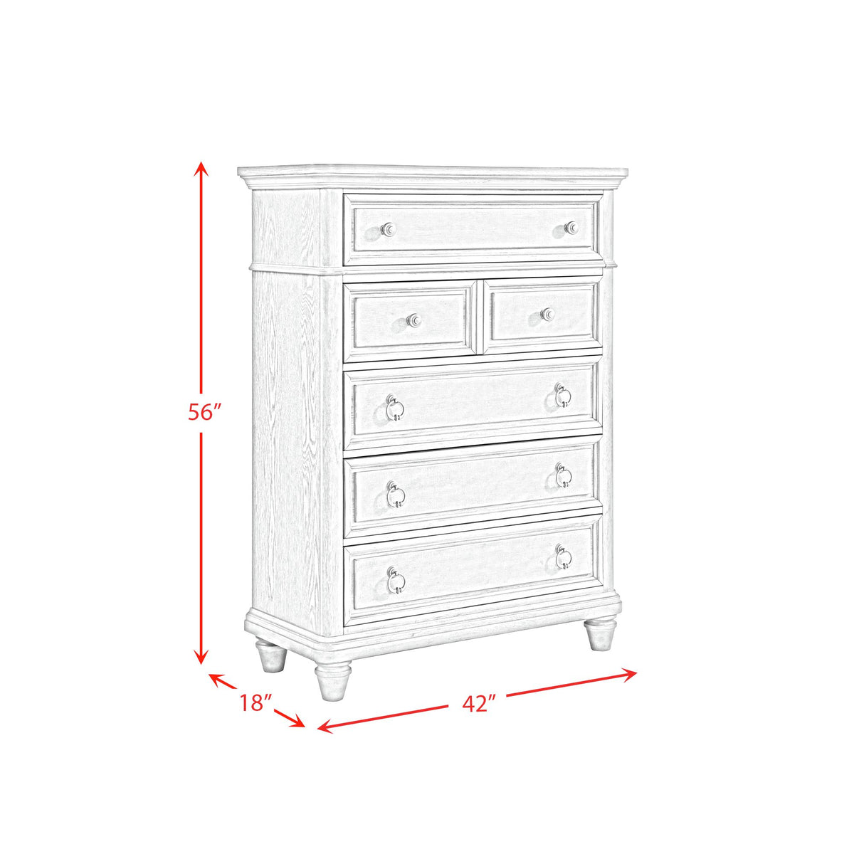 Whit-Ash Panel Bedroom Set