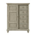 Whit-Ash 5-Drawer Door Chest in Light Grey - Jack’s Furniture and More (Laredo, TX)