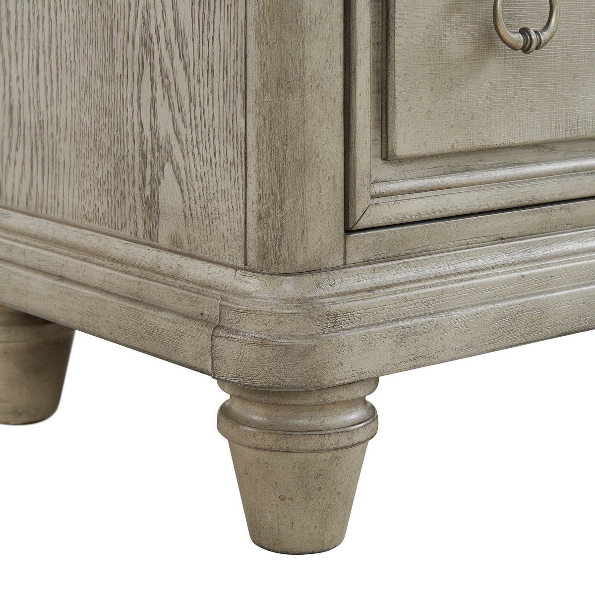 Whit-Ash Dresser and Mirror Set in Light Grey - Jack’s Furniture and More (Laredo, TX)