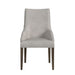 Yellowstone Dining Host Chair with Grey Fabric in Medium Brown (2 Per Carton) - Jack’s Furniture and More (Laredo, TX)