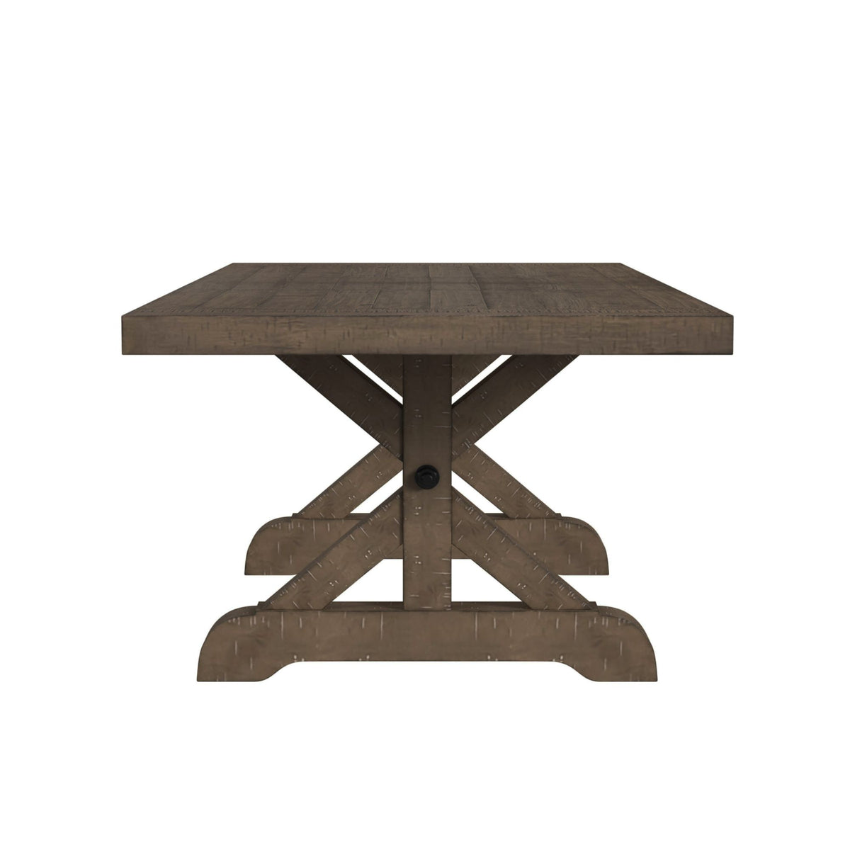 Yellowstone Dining Table with 2x12" Leaves in Medium Brown - Jack’s Furniture and More (Laredo, TX)