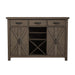 Yellowstone Server in Medium Brown - Jack’s Furniture and More (Laredo, TX)
