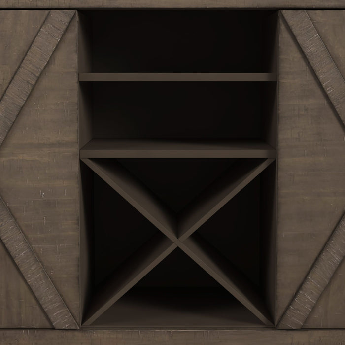 Yellowstone Server in Medium Brown - Jack’s Furniture and More (Laredo, TX)