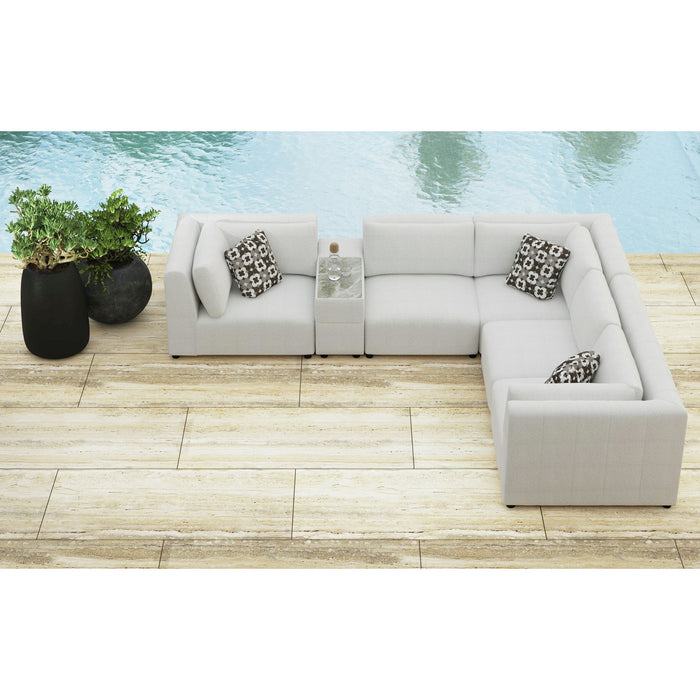 Zandara 6PC Modular Set in Olefin Beige - Jack’s Furniture and More (Laredo, TX)