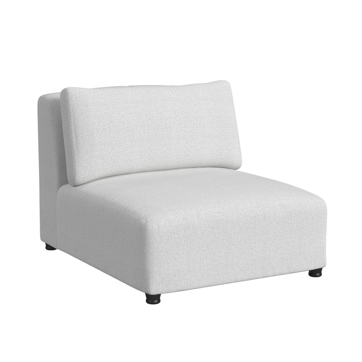 Zandara 5PC Modular Set in Olefin Beige with Ottoman