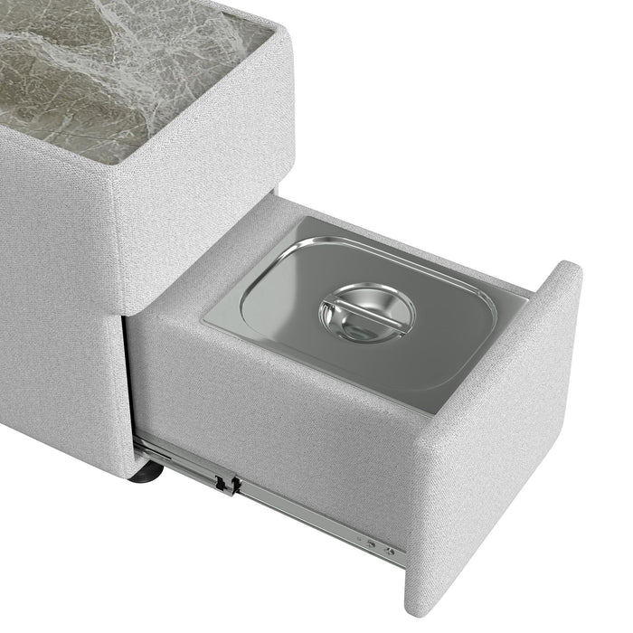 Zandara 7PC Modular Set in Olefin Beige with Pillows - Jack’s Furniture and More (Laredo, TX)