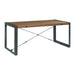 Industrial Dining Table in Gunmetal and Brown - Jack’s Furniture and More (Laredo, TX)