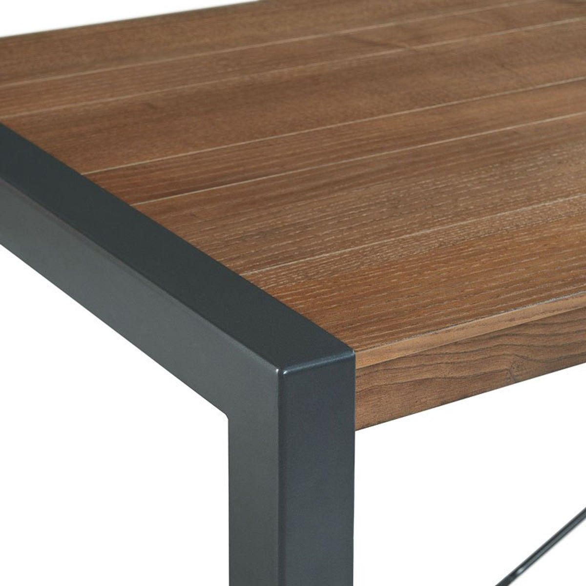 Industrial Dining Table in Gunmetal and Brown - Jack’s Furniture and More (Laredo, TX)