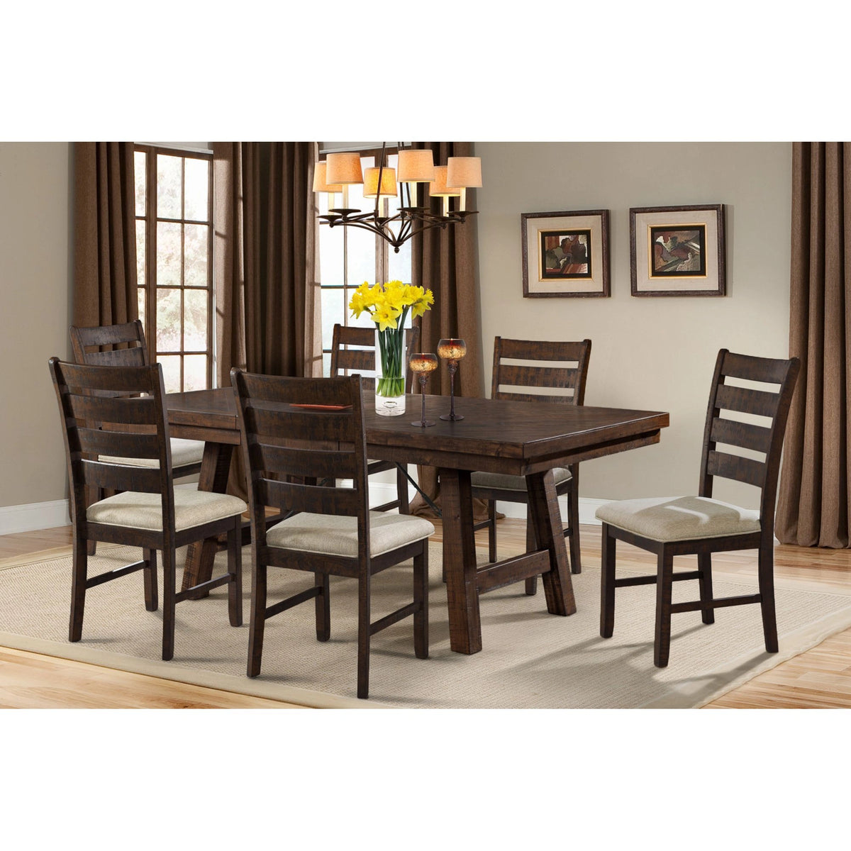Jax Side Chair (2 Per Pack) in Cherry