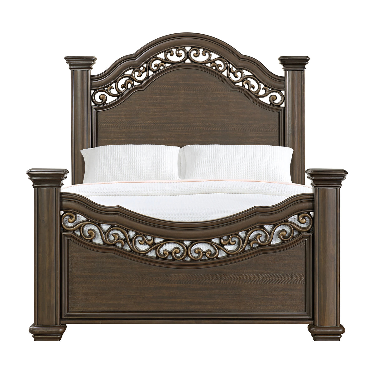 Brunswick Panel Bed in Mahogany