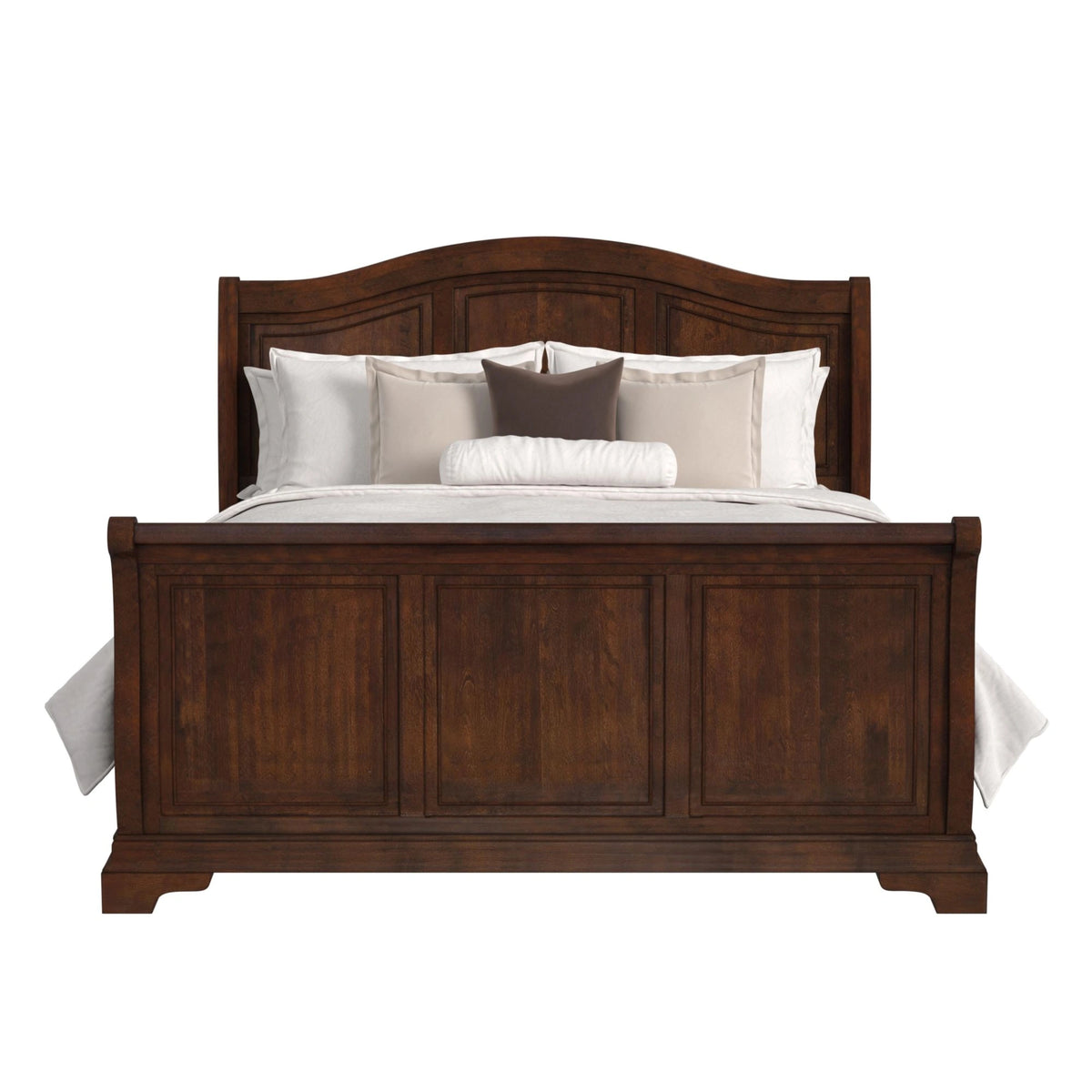 Cameron Cherry Sleigh Bed