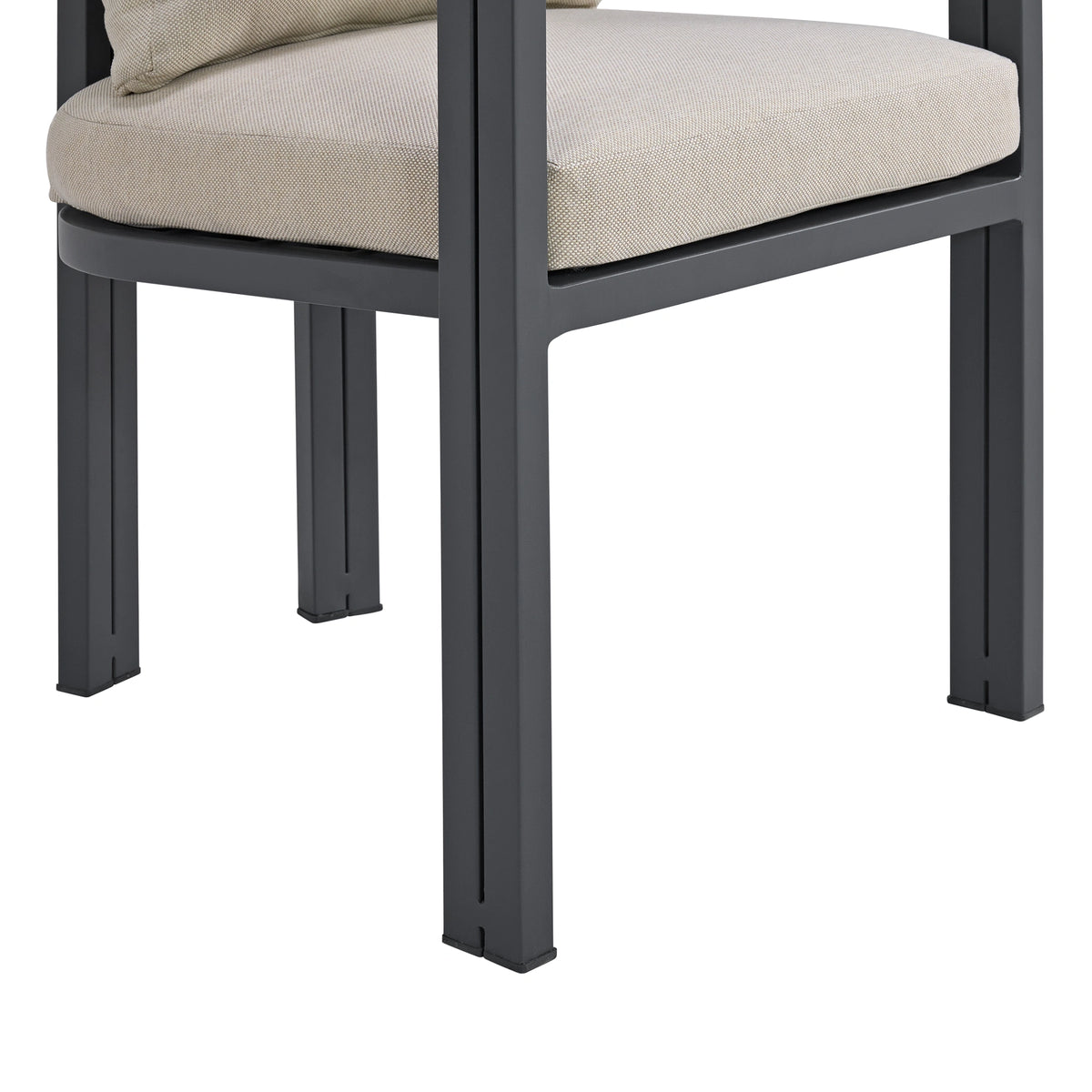 Playa Dining Set in Dark Grey