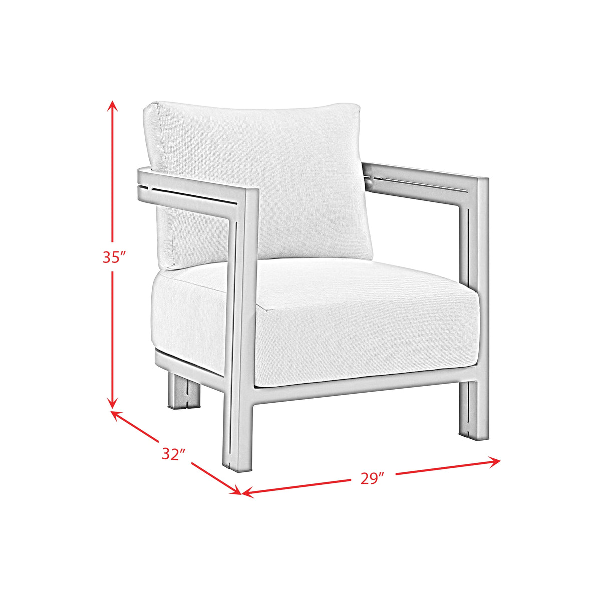 Playa Chair - Dark Grey and Olefin Beige (2 Per Carton)