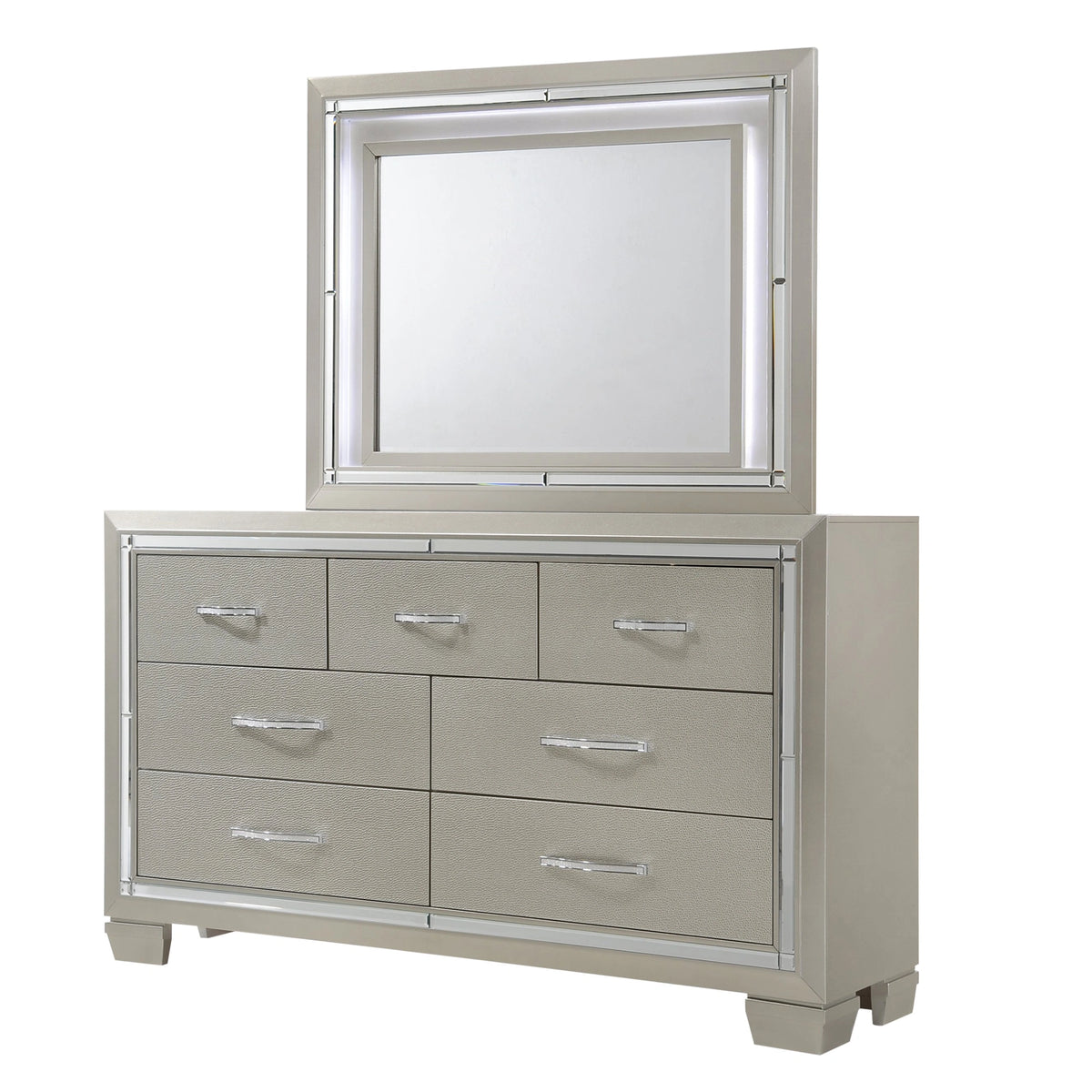 Platinum Queen Platform Storage 5PC Set