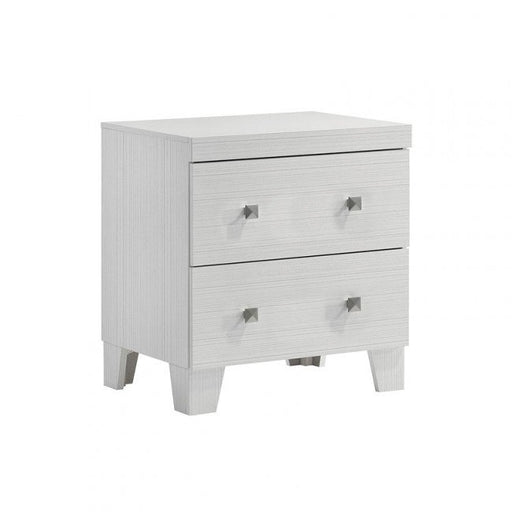 Elements International Belinda Youth Nightstand in White image