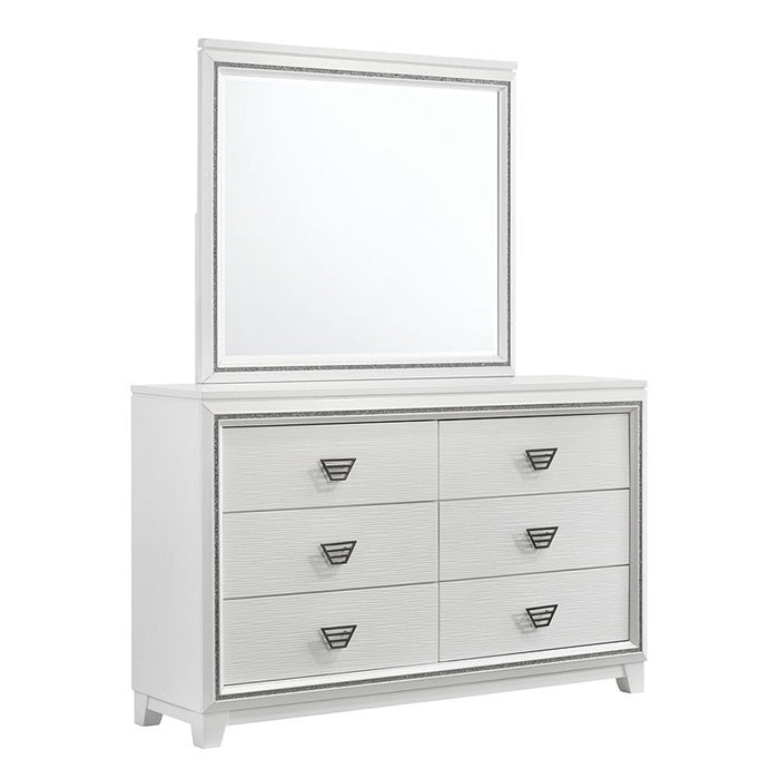 Moondance Mirror in White - Jack’s Furniture and More (Laredo, TX)