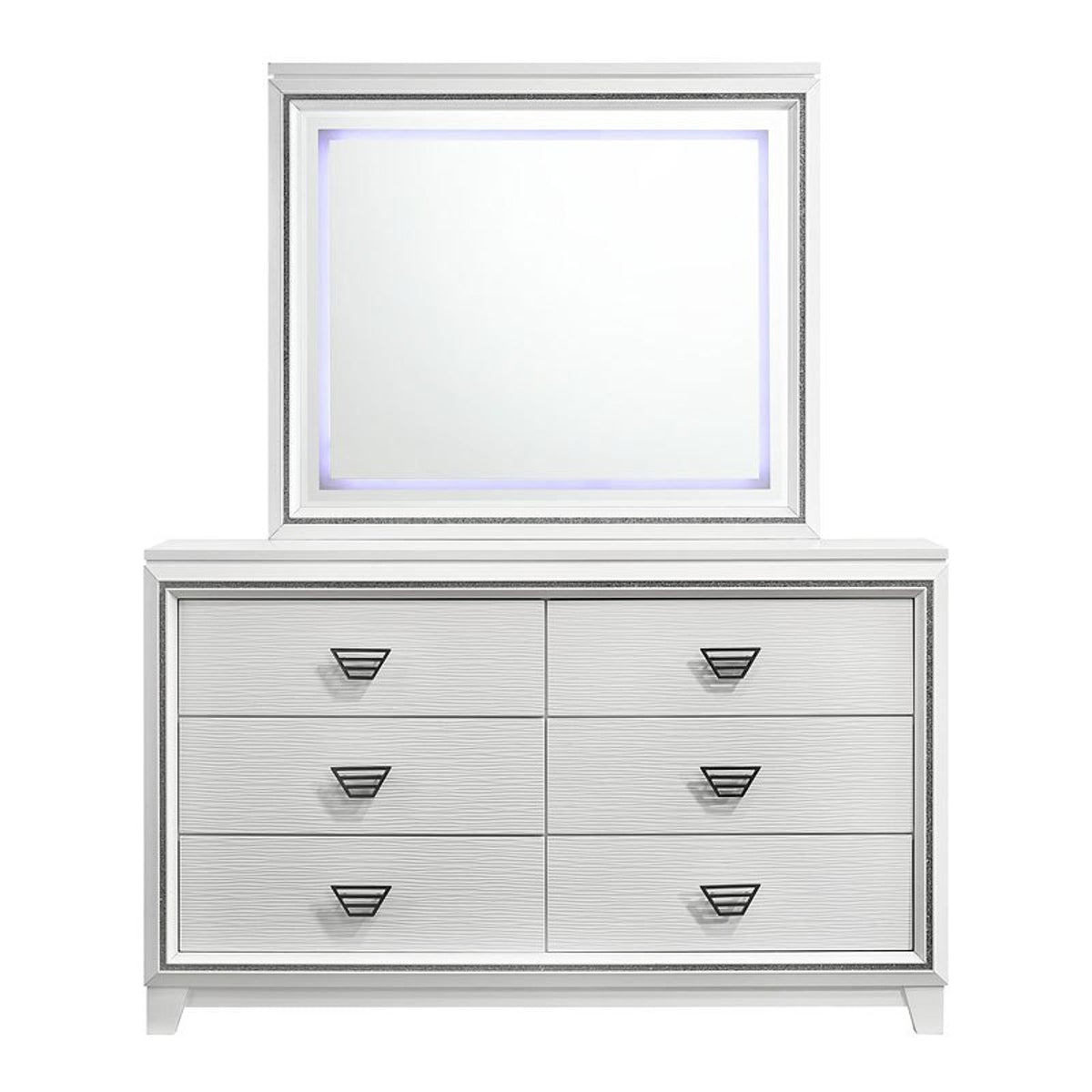 Moondance Mirror in White - Jack’s Furniture and More (Laredo, TX)