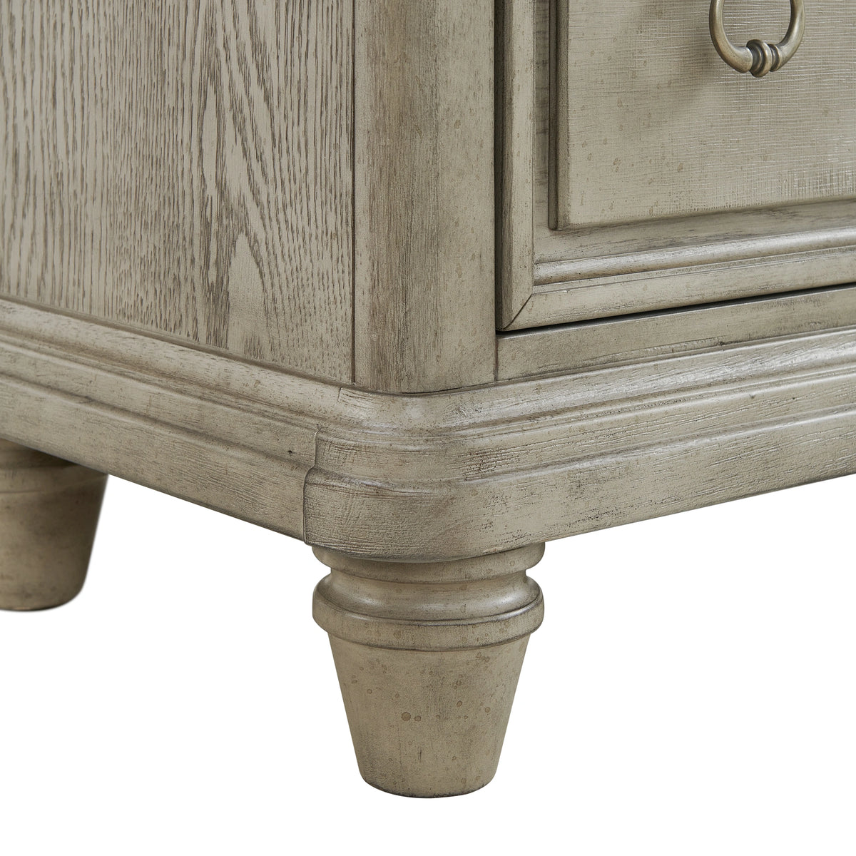 Whit-Ash 6-Drawer Dresser in Light Grey