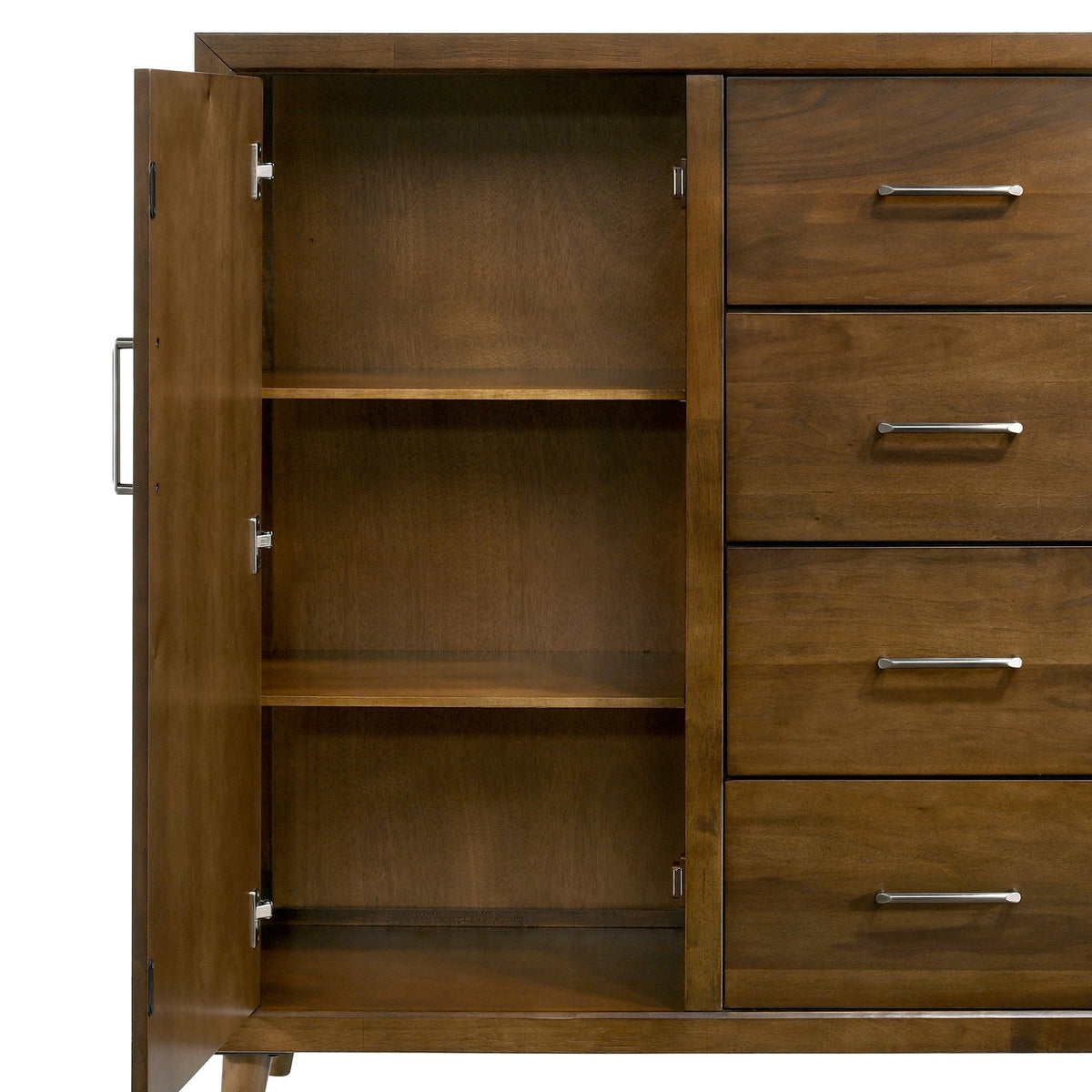Malibu Panel Bedroom Set in Walnut