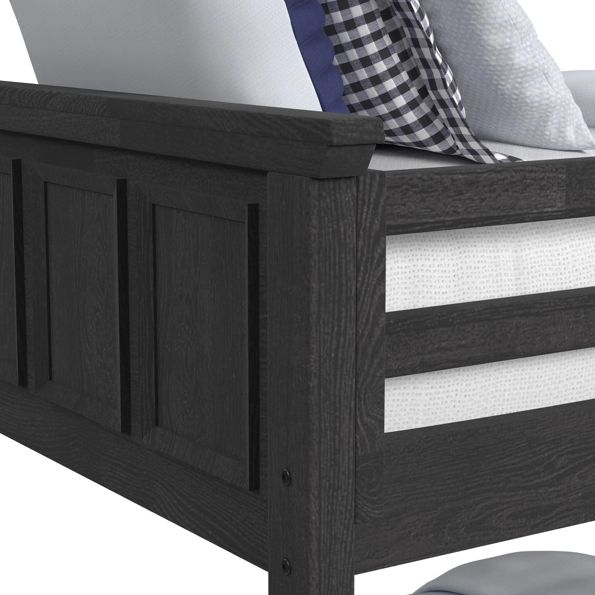 Hampton Kids Over Bunk with Staircase and Trundle Bedroom Set