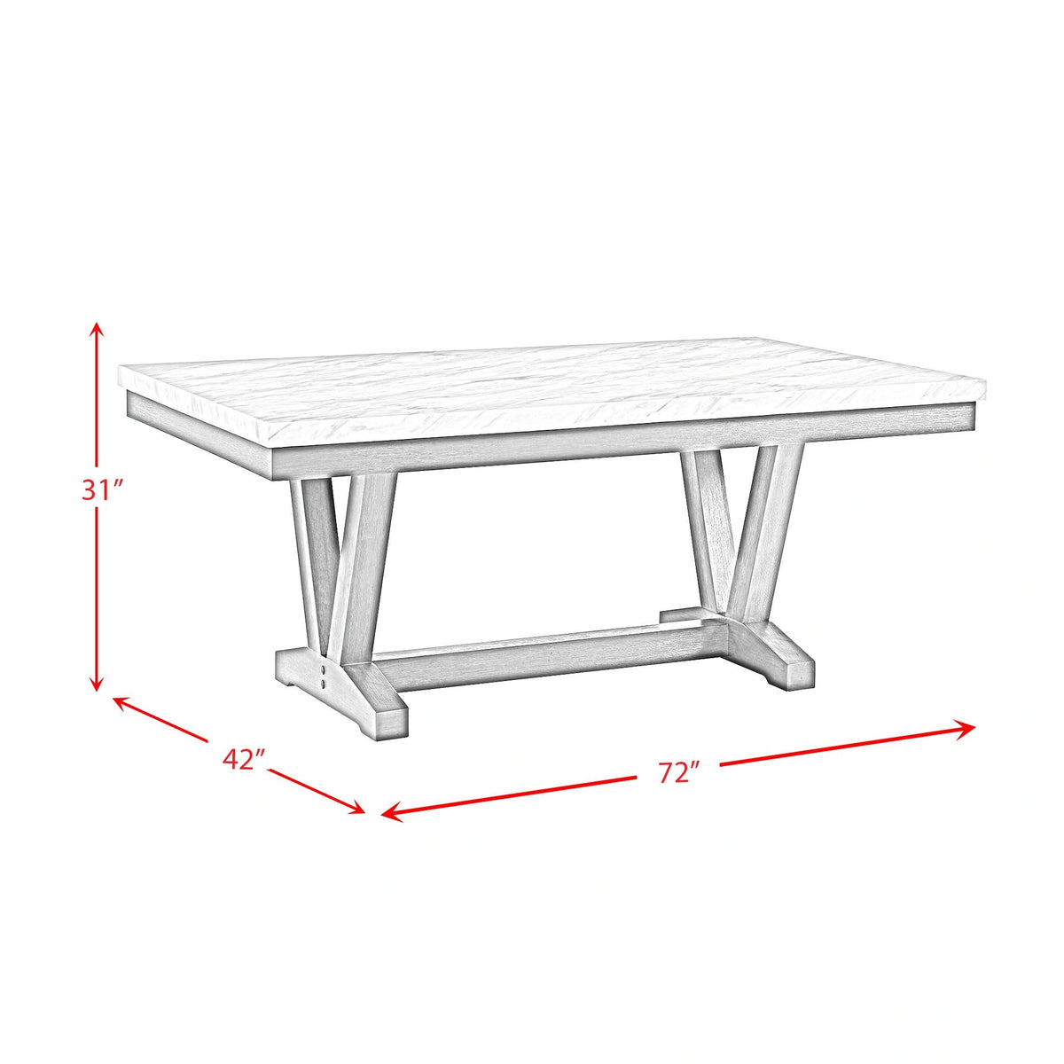 Everdeen Dining Set in Charcoal