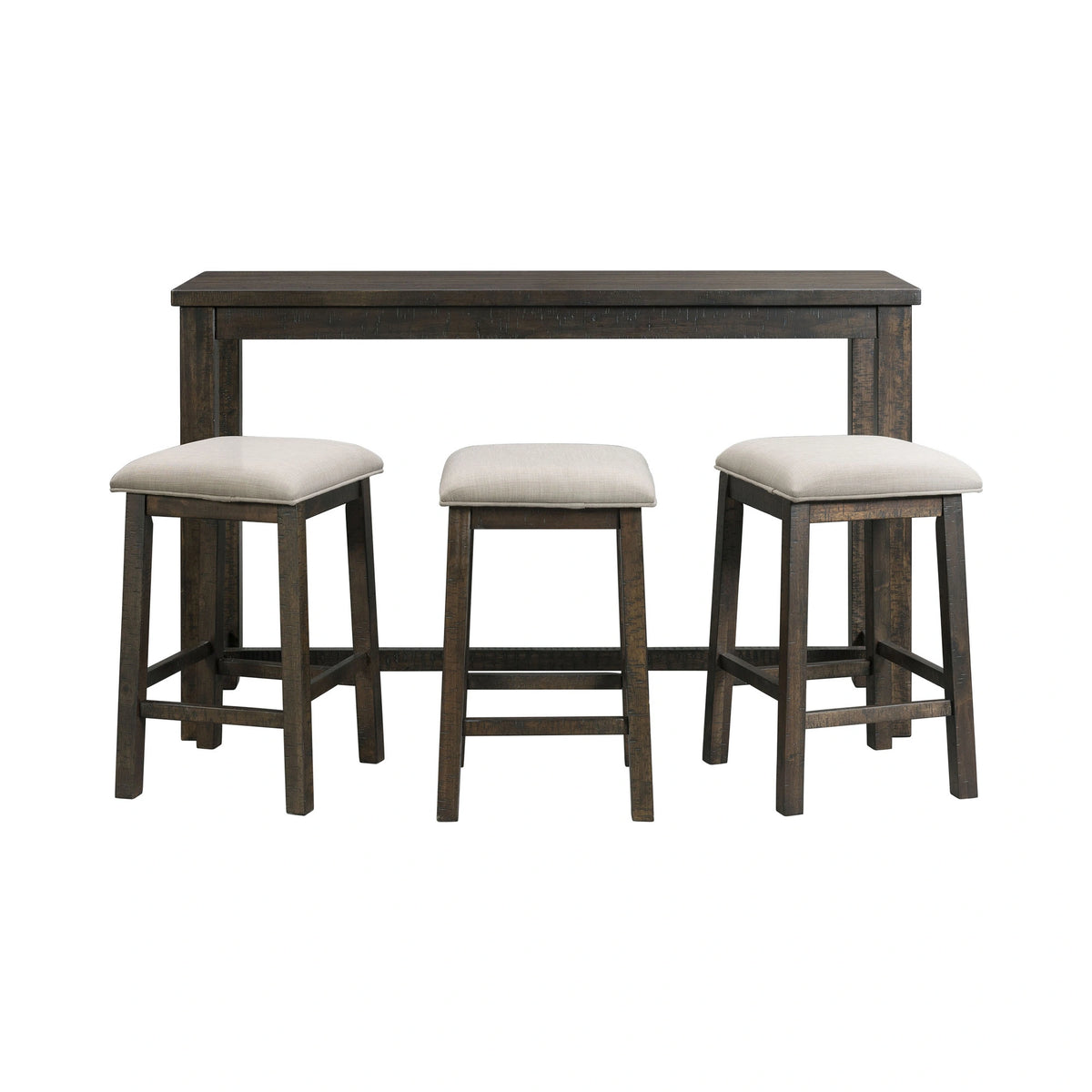 Stone Occasional Bar Table Single Pack (Table + Three Stools)