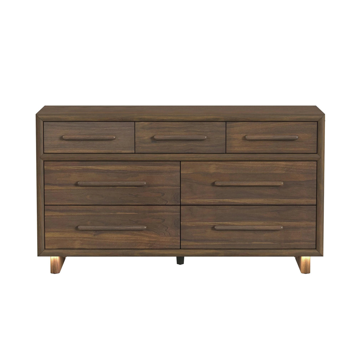 Brisbane Dresser with LED in Brown