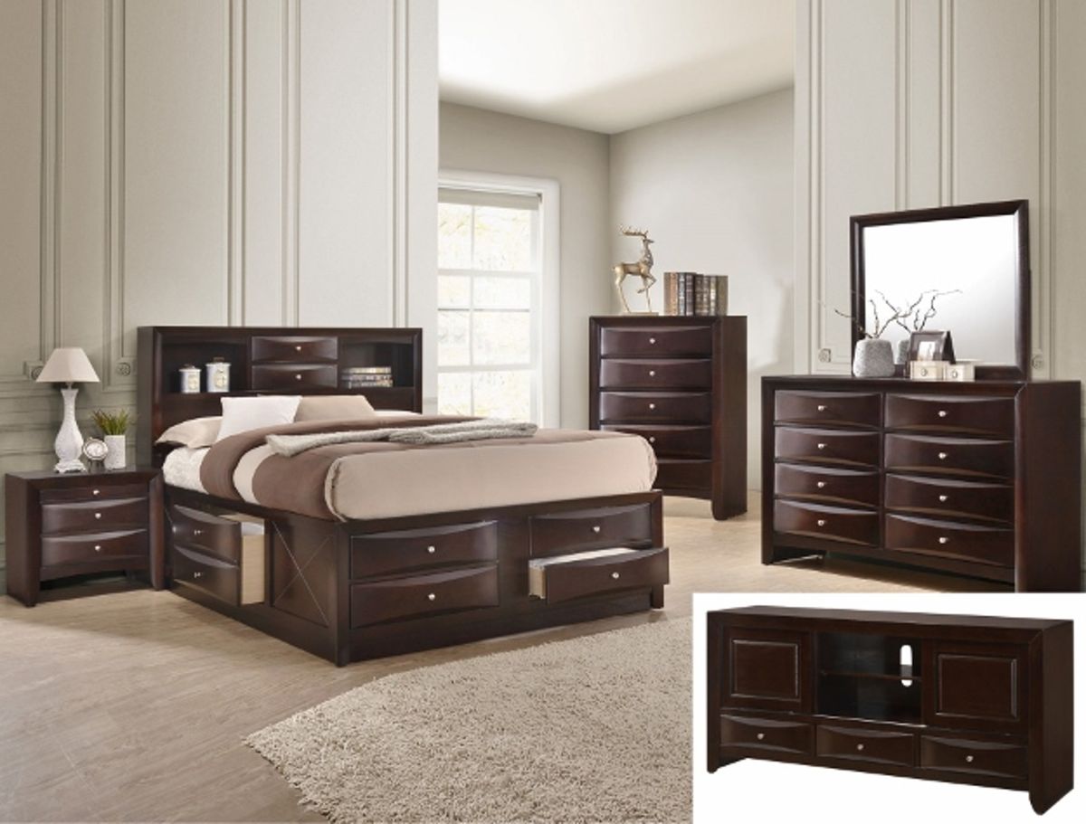Emily Dresser In Dark Cherry