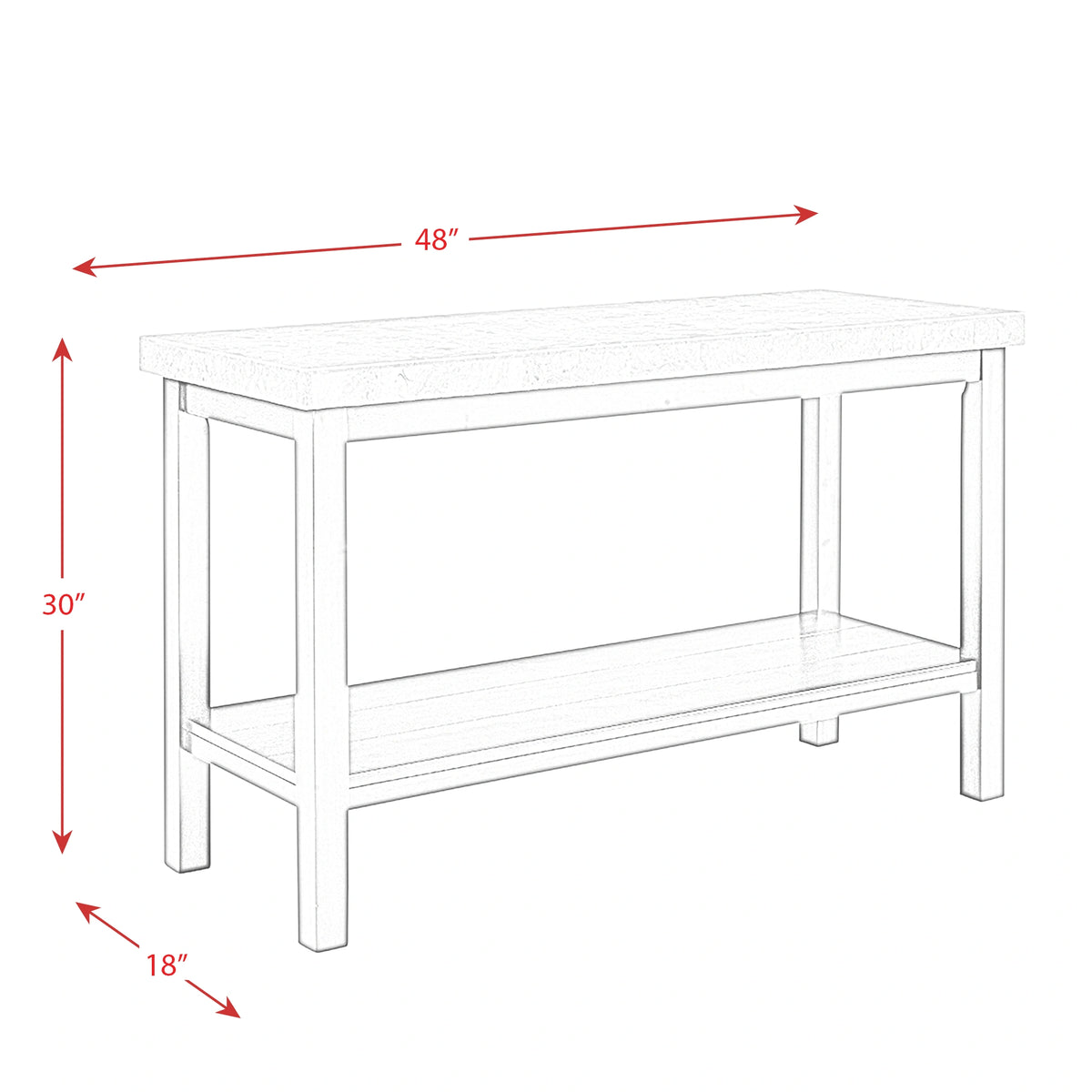 Kansas 4274 Sofa Table