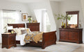 Chateau Full Sleigh Bed in Cherry LCT600FB - Jack’s Furniture and More (Laredo, TX)