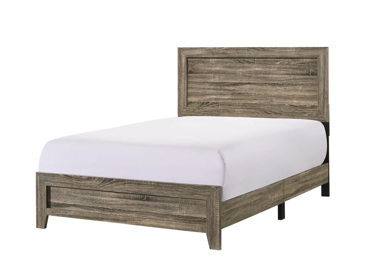 Crown Mark Millie Full Panel Bed in Grey image