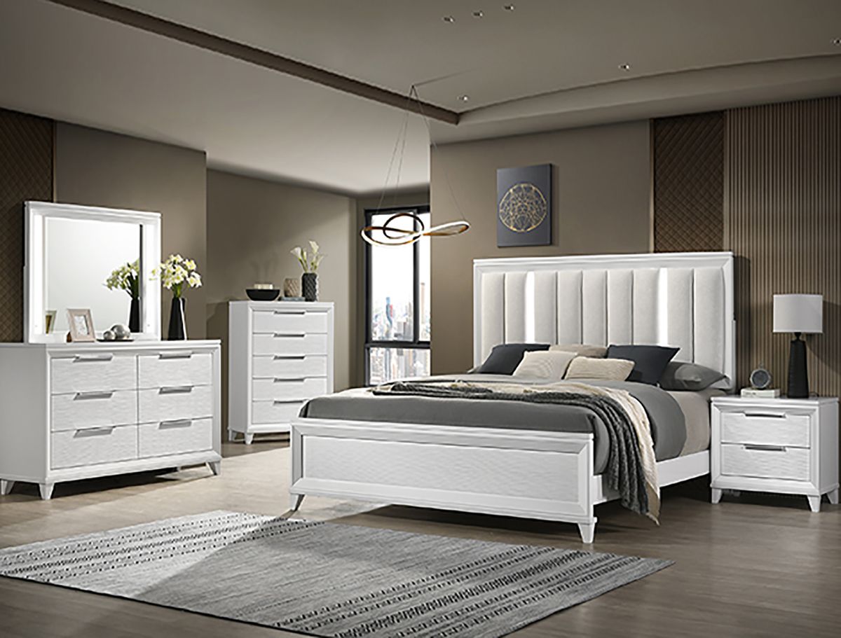 Cressida 6 Drawer Dresser In White