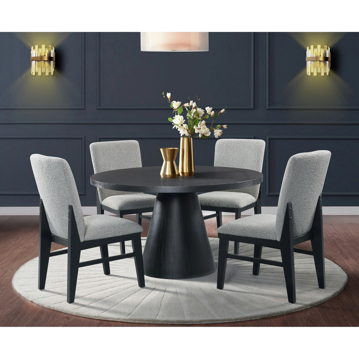 Portland Dining Table in Black
