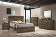 Bailey Twin Panel Bed in Warm Walnut - Jack’s Furniture and More (Laredo, TX)