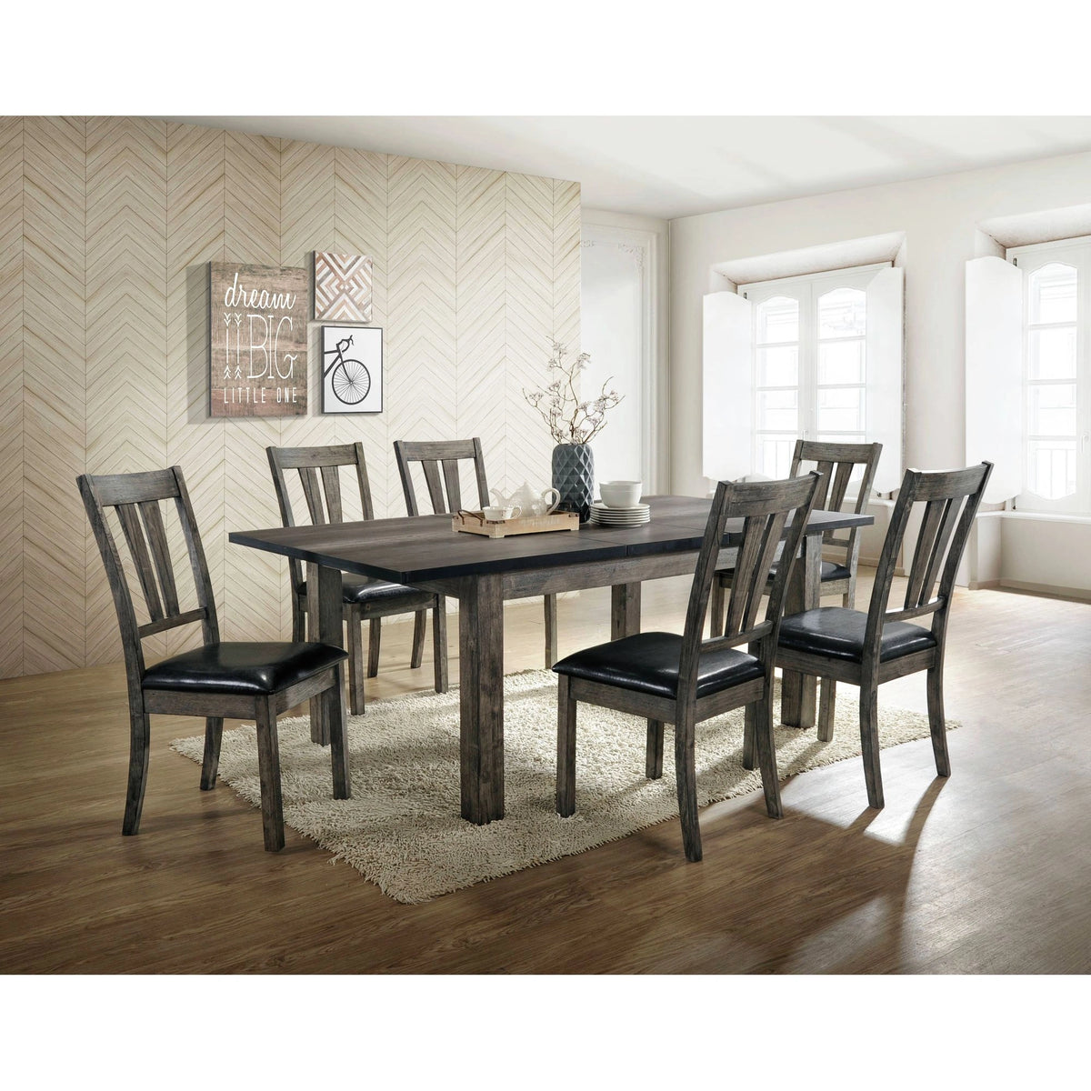 Nathan Dining with Padded Seats Set