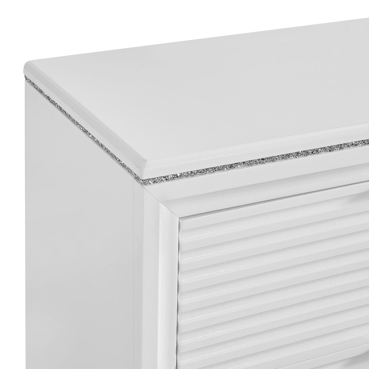 Denmark 5-Drawer Chest in White