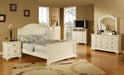 Brook White Full Panel Bed in Lacquer White - Jack’s Furniture and More (Laredo, TX)