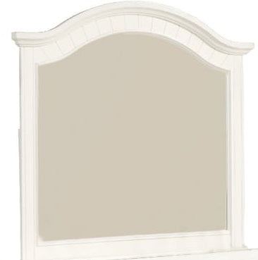 Elements International Brook White Mirror in White Lacquer image
