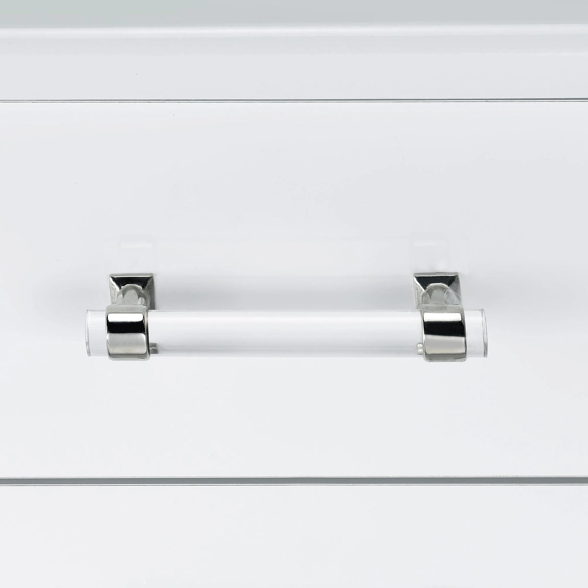 Irvine Mini Dressing Table with Stool, LED and USB in Glossy White