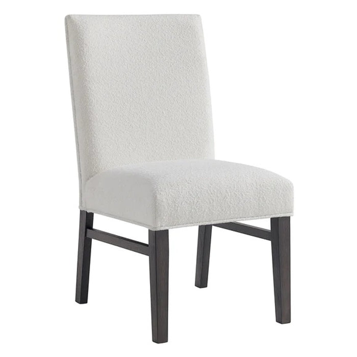 Breckenridge Dining Side Chair With Boucle Snow (Set of 2) in Black - Jack’s Furniture and More (Laredo, TX)