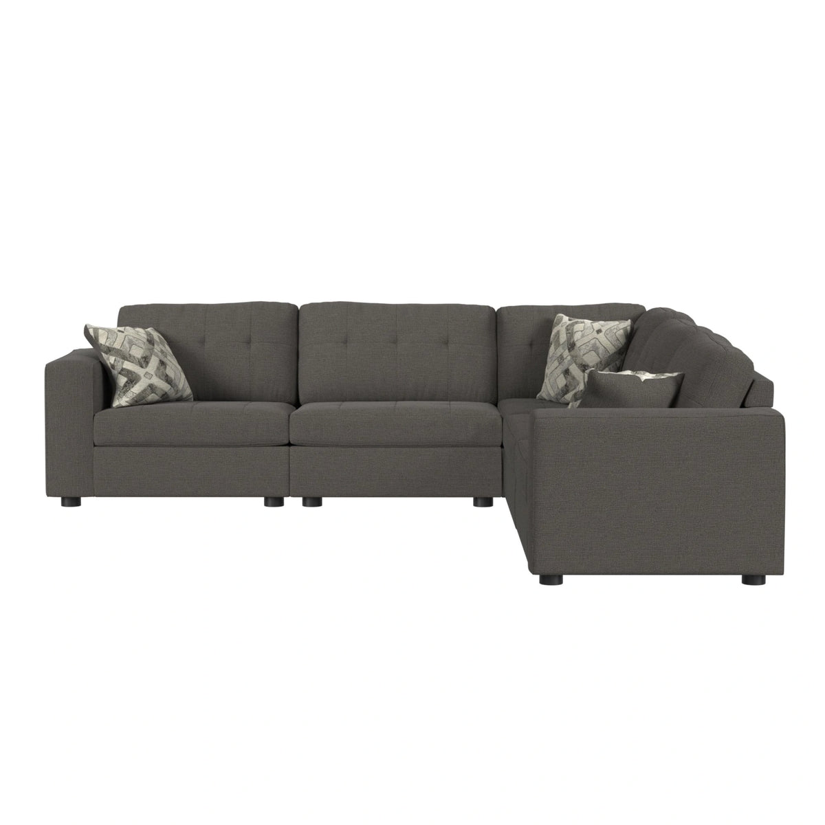 Options One Armless Chair in Palmer Plus Ash