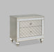 Crown Mark Furniture Cristian 2 Drawer Nightstand in Beige image