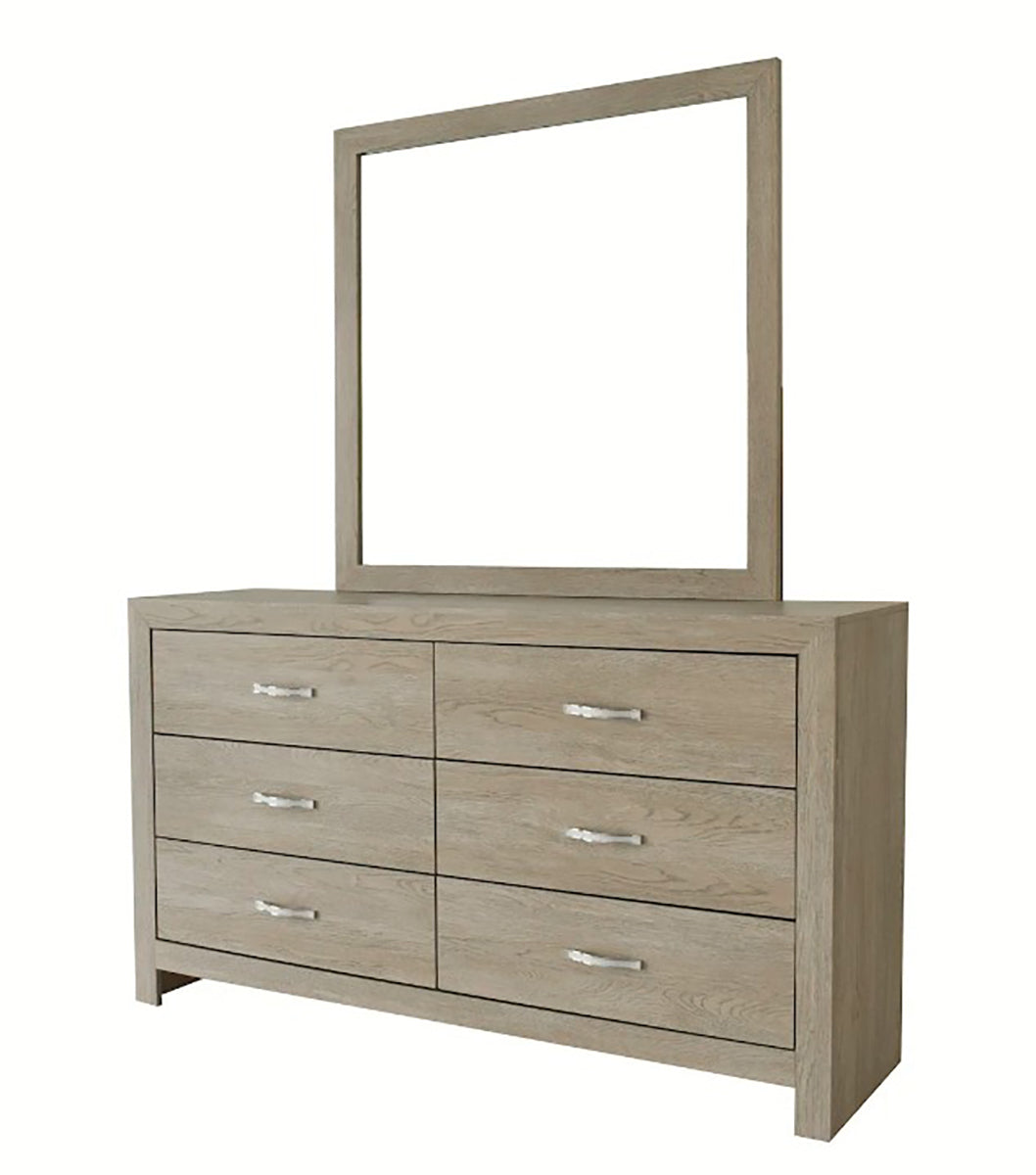 Jaylen 6 Drawer Dresser in Gray - Jack’s Furniture and More (Laredo, TX)