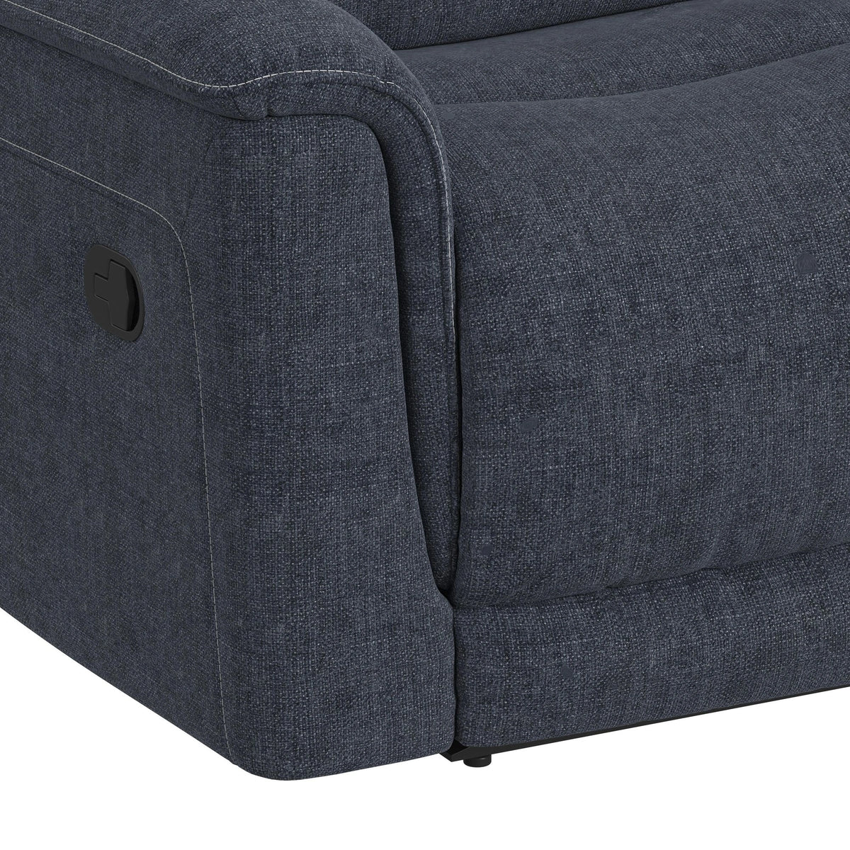 Striker Loveseat w/Console in Bristol Cobalt