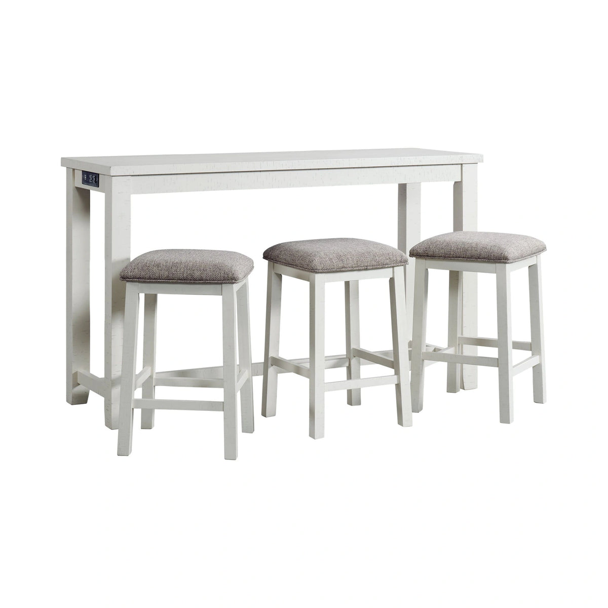 Stone Occasional Bar Table Single Pack (Table + Three Stools)
